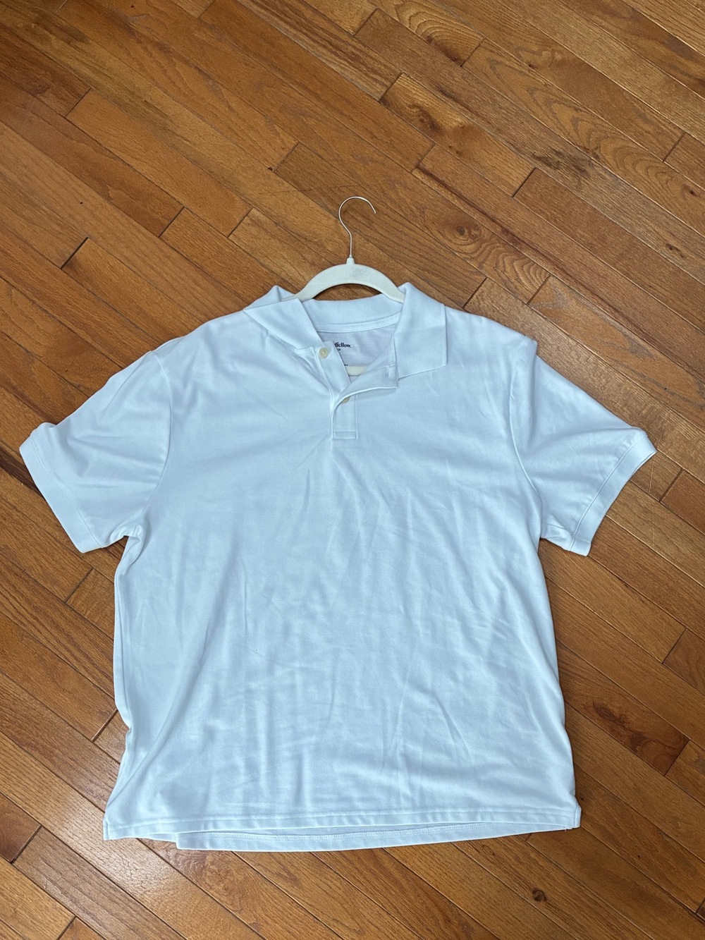 Goodfellow & Co White Men's Polo Shirt